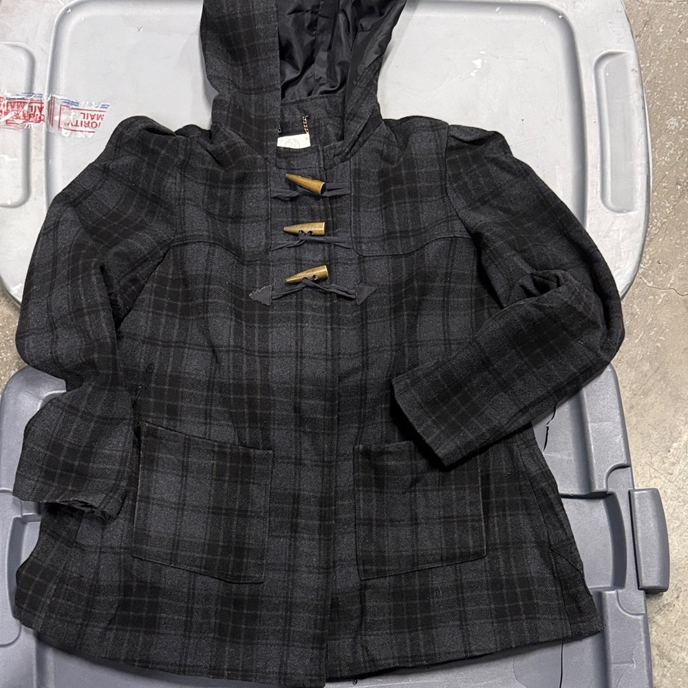 Plaid Black Women's Jacket